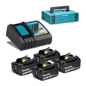 Набор аккумуляторов BL1830B (4 шт) и зарядное устройство для продукции Makita LXT (197954-1)
