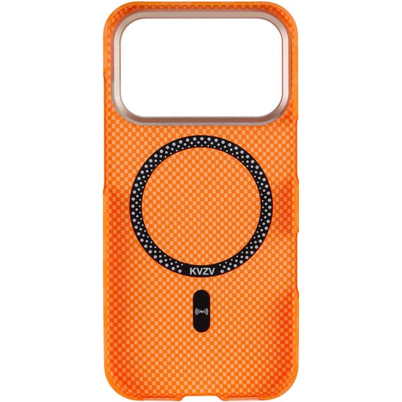 Чохол TPU+PC KVZV Kayla Ultra-thin with Magnetic Fit для Apple iPhone 17 Pro / 18 Pro (6.3") Orange | Зображення 2