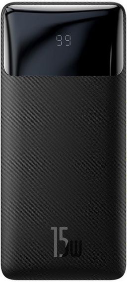 Павербанк зовнішній акумулятор XPRO PPDML-K 30000 mAh 15W з індикацією заряджання чорний (24115-01) | Зображення 3