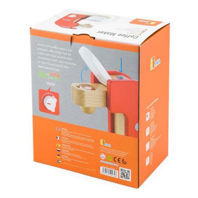 Ігровий набір Viga Toys кавоварка з дерева (50234FSC) | Зображення 3