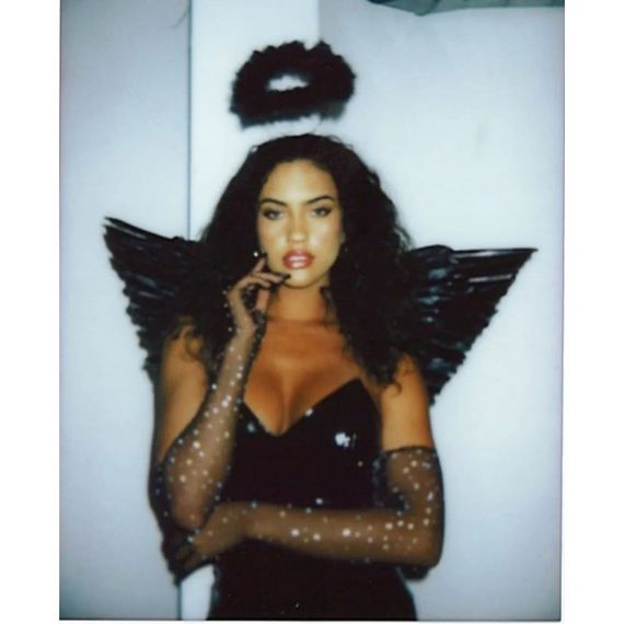 Рукавички в сітку із стразами One SIze Fishnet Arm Warmers Gloves від Leg Avenue Rhinestone, чорні sexstyle | Зображення 1