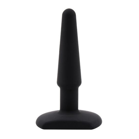 Анальна пробка Chisa Silicome Butt Plug 4 11 см Чорний | Зображення 3