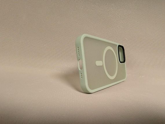Чохол для iPhone 12/ 12 Pro / Айфон 12/ 12 Pro Wave, TPU, матовий, напівпрозорий, салатовий | Зображення 2