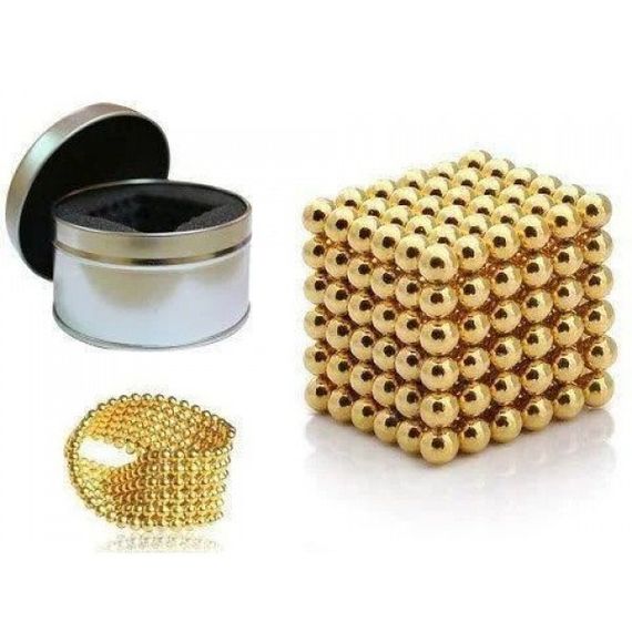 Магнитная игрушка неокуб Нео NeoCube Золотой | Магнитная игрушка неокуб | NQ-399 Магнитный конструктор | Зображення 9