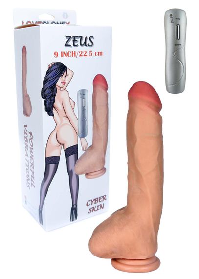 Реалістичний вібратор ZEUS-LOVECLONEX 9-vibration Sex Aura