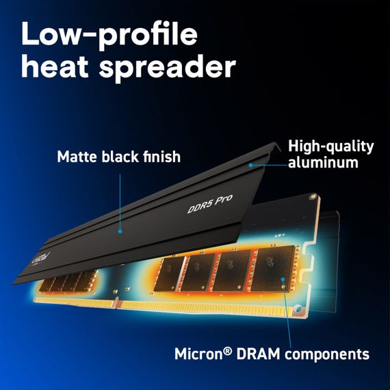 Модуль пам&#039;яті для комп&#039;ютера DDR5 64GB 5600 MHz Micron (CP64G56C46U5) | Зображення 4