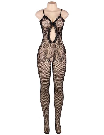 Комбінезон сітка з відкритим доступом Star Night чорний XS-M sexstyle | Зображення 2