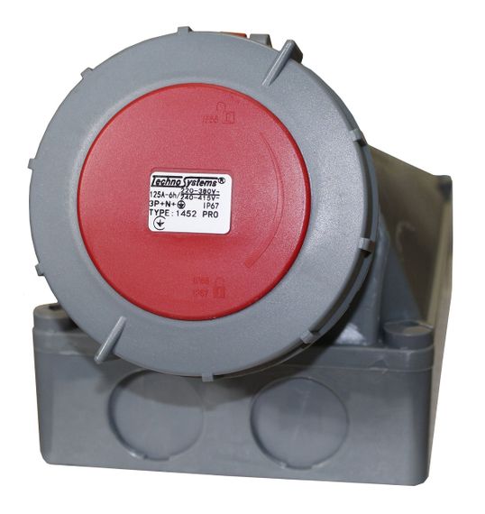 Розетка 1452 стационарная 3Р+PЕ+N 125А 380В IP67 Ny95502495 | Зображення 2