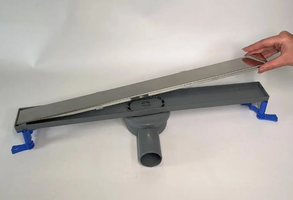 Зливний трап для душу Maxiflow Pera Line 60 см решітка Під плитку 3154.0Y050K.060.1 | Зображення 4