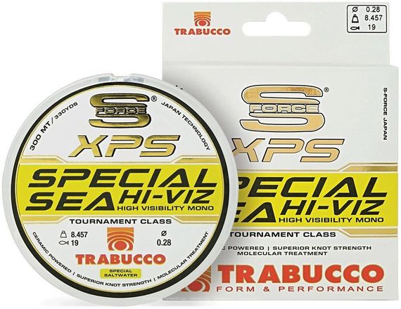 Волосінь Trabucco S-Force XPS Special Sea Hi-Viz 300m 0.30mm 9.14kg