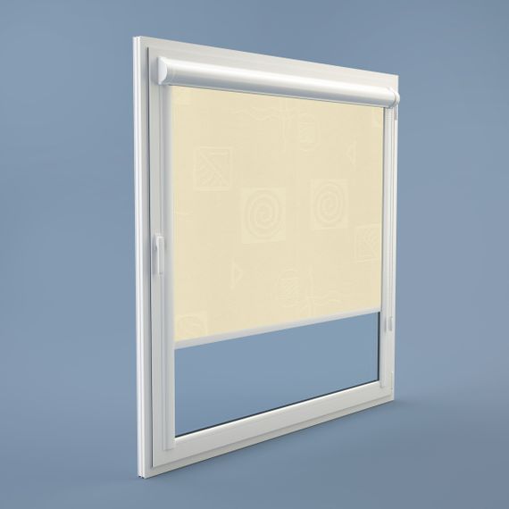 Рулонна штора Rolets Ікеа 2-1800-2100 210x170 см закритого типу Бежева