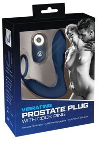 Массажер простаты Vibrating Prostate Plug with C sexstyle