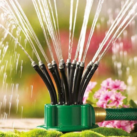 Спринклерний зрошувач 360° Multifunctional Water Sprinklers / Розпилювач садовий / Універсальна система поливу саду та городу | Зображення 1