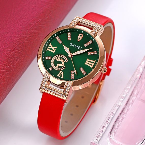 Жіночий годинник Skmei 1977RD Red | Зображення 3