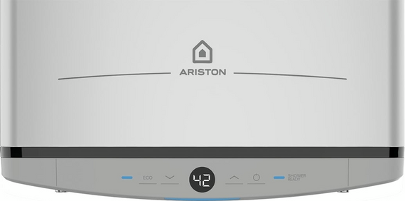 Водонагрівач Ariston VELIS TECH 100 EU 100 л, 3 кВт, "мокрий" ТЕН, універсальний, прямокутний, сірий (3100919) | Зображення 1