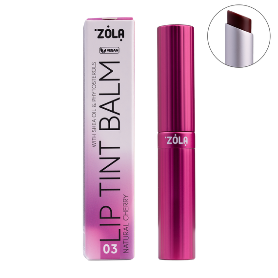 Відтінковий бальзам для губ ZOLA Lip Tint Balm - 03 Cherry Natural (3 g)