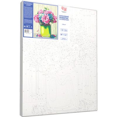 Картина по номерам Rosa Start Пионы (4823098501350) | Зображення 1