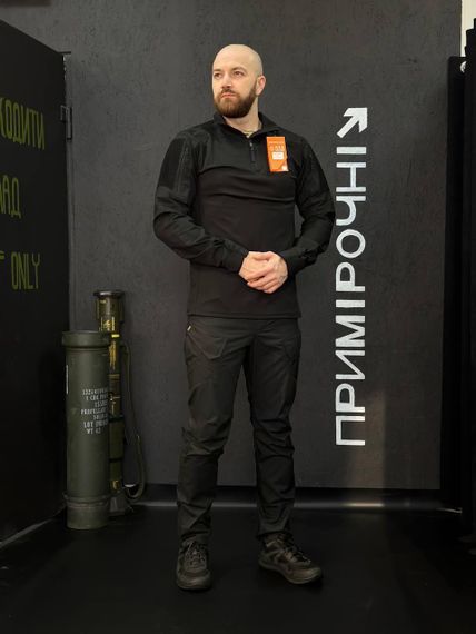 Тактичний Військовий Комплект Чорний Ягуар 4.5.0. Jaguar Black Убакс +Штани Under Body Armor Combat Shirt | Зображення 2
