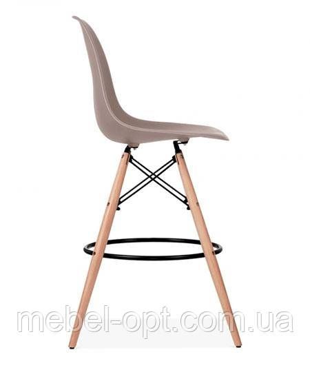 Стул барный Eames bar DSW кофейный сверхпрочный пластик ABS, дизайн Charles & Ray Eames | Зображення 1