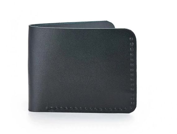 Шкіряний біфолд Skin and Skin Slim 11.5х9 см Чорний (SW03BL) | Зображення 4