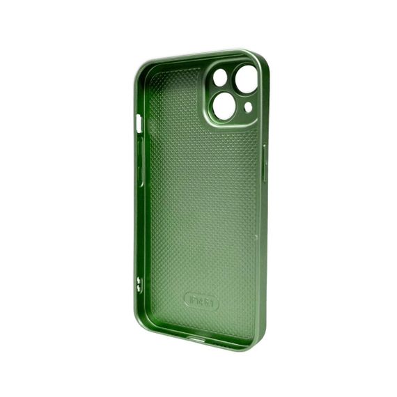 Чохол для смартфона AG Glass Matt Frame Color Logo for Apple iPhone 15 Light Green | Зображення 1