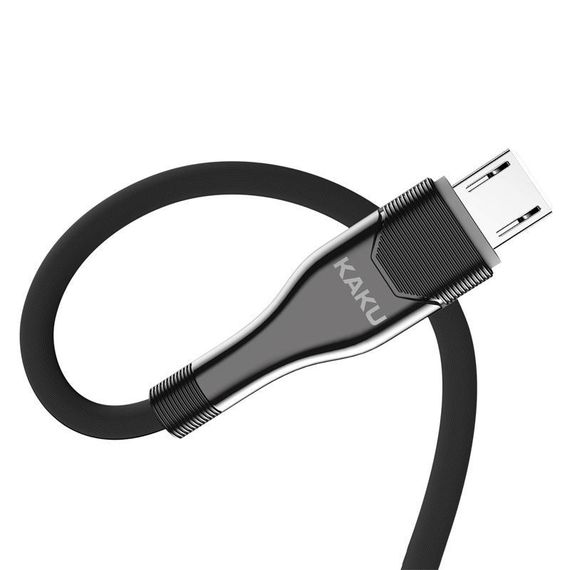 USB кабель Kaku KSC-223 USB - Micro USB 1.2m з підсвічуванням - Black | Зображення 3