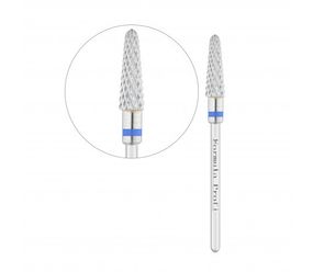 Фреза твердосплавная прямой конус синяя Formula Profi (диаметр 3,5мм / рабочая часть 12мм)