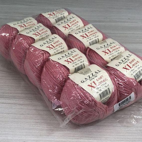 Пряжа Gazzal – Baby Wool XL колір 828 Персиковий | Зображення 3