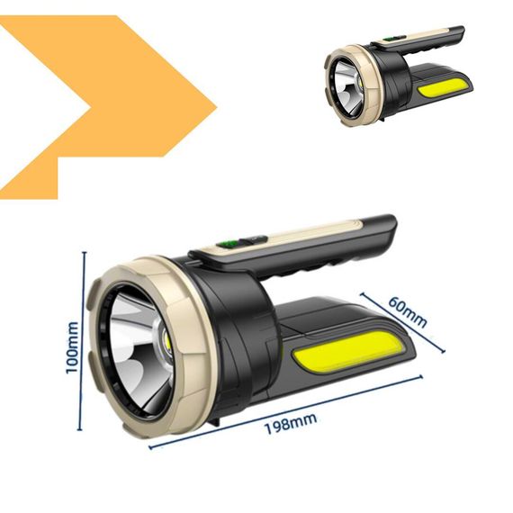 Ліхтар переносний потужністю до 1000 лм XPRO CH-22024-5W+COB, Li-Ion акумулятор, ЗУ Type-C (47125-22024_195) | Зображення 1