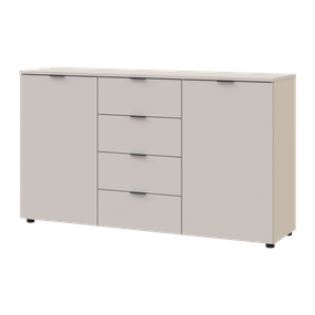 Комод у спальню Doros Рон 5 140х38х81 см Кашемір (DRS-011456)