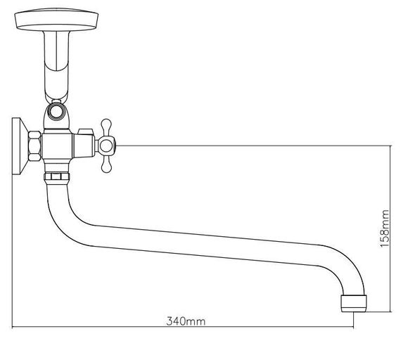 Змішувач для ванни VENTA VM325DC | Зображення 1