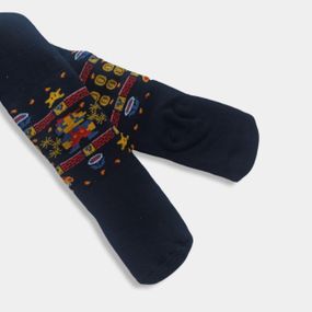 Колготи махрові для хлопчика темно-сині Тм Twinsocks 74-80 / 6-12 мес.