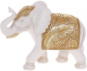 Статуэтка Elephant White-Gold 20.5х8.5х17см