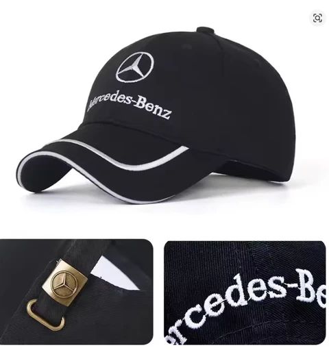 Бейсболка Mercedes-Benz – стильна кепка з вишивкою логотипа, регульований розмір, унісекс