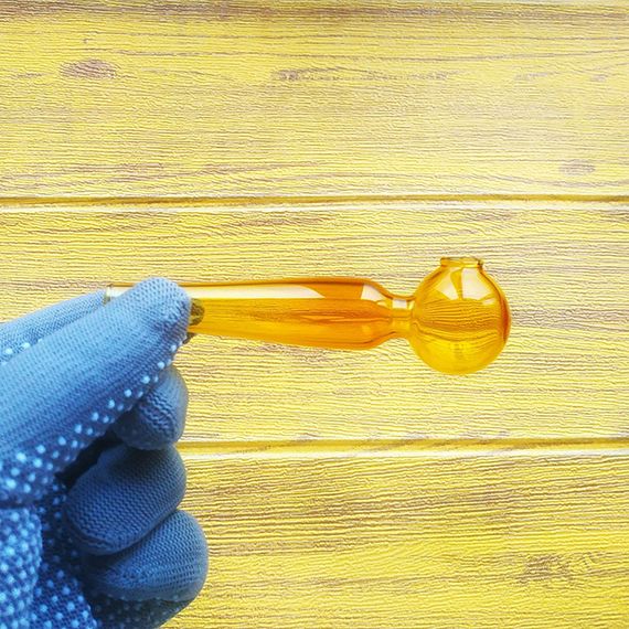 >Стеклянная трубка Bullet Oil | Зображення 1