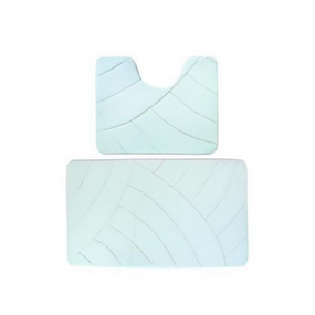 Набір килимків для ванної кімнати 2шт 40*50см+50*80см мікс ментоловий ELIF
