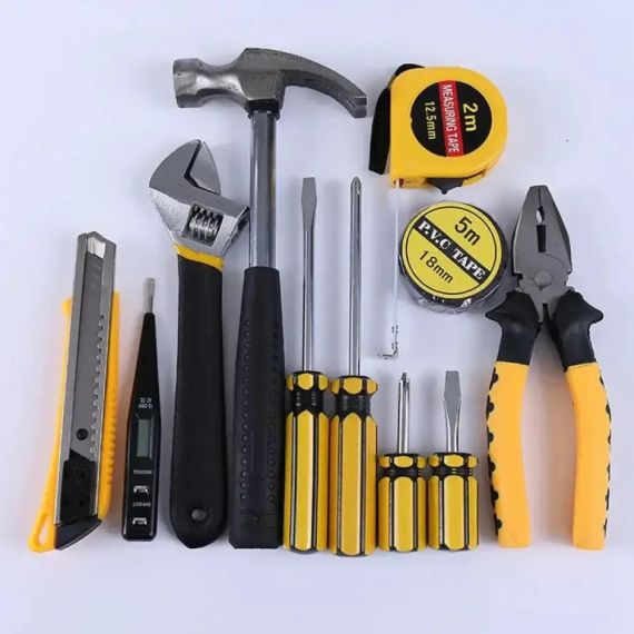 Набор инструментов универсальный в чемодане 12 предметов в пластиковом кейсе | Зображення 2