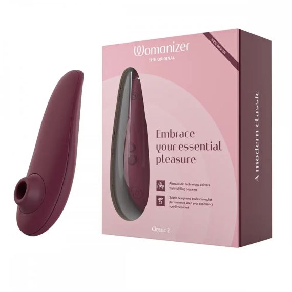 Вакуумний кліторальний стимулятор Womanizer Classic 2 Bordeaux Sex Aura