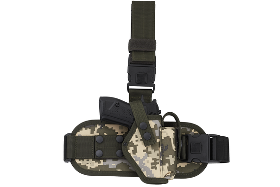 Кобура стегновий Форт-12 з платформою oxford 600d піксель 12705 ms