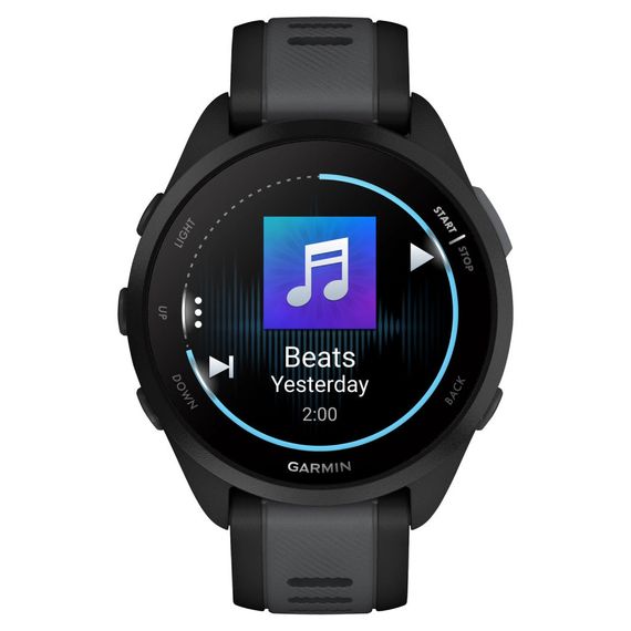 Смарт-годинник Garmin Forerunner 165 Music, Black/Slate Grey, GPS (010-02863-30) | Зображення 3