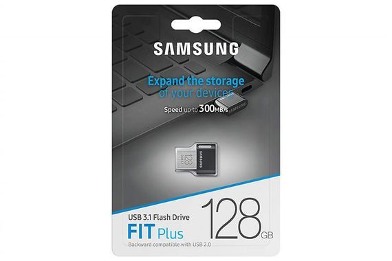 Накопитель Samsung 128GB USB 3.1 Fit Plus (MUF-128AB/APC) | Зображення 2