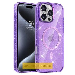 Чохол TPU Eclipse Sparkle (MagFit) для Apple iPhone 17 Pro Max (6.9") Purple