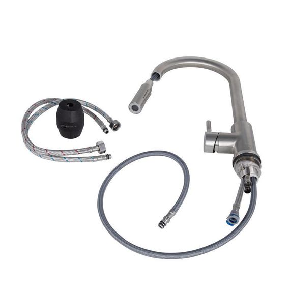 Смеситель для кухни Lidz Aria 015FL2 (k35) LDARI015FL2NKS43397 Nickel | Зображення 4