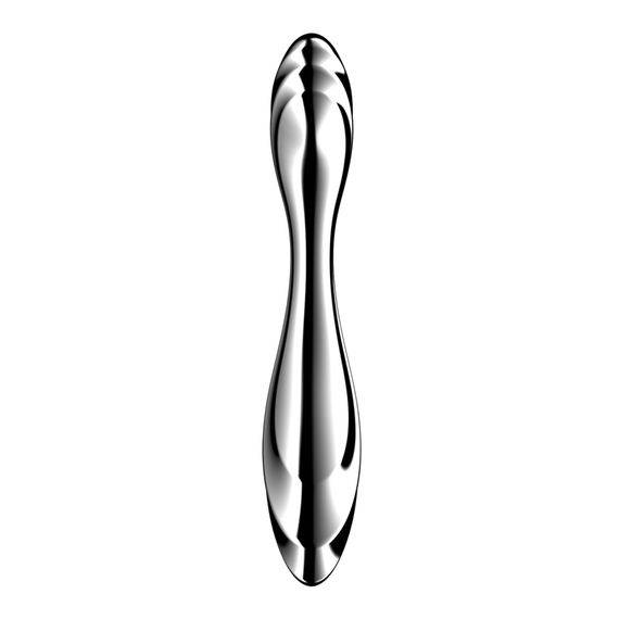 Металевий дилдо Satisfyer Pure Gravity 2, двосторонній, можна нагрівати й охолоджувати, дуже важкий | Зображення 2