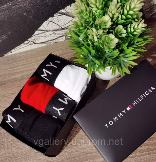 Мужской набор хлопковых трусов ТН, мужские трусы ТН в коробке на 3 штук, набор мужских трусов на подарок ХХЛ | Зображення 3