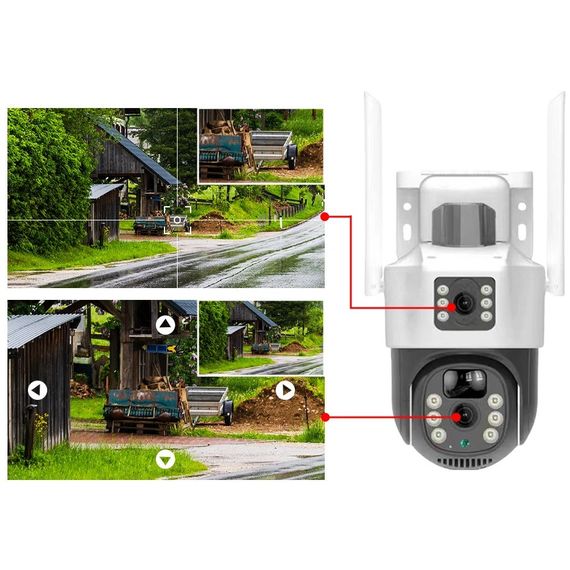 Камера відеоспостереження PTZ вулична WiFi із сонячною панеллю XPRO TP34-WIFI V380PRO (45046-16978_1896) | Зображення 5