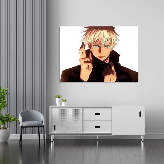 Плакат-постер з принтом Кавун Jujutsu Kaisen Магічна битва Satoru Gojo Сатору Годжо японська манга А3 ПЛ000779(А3+)