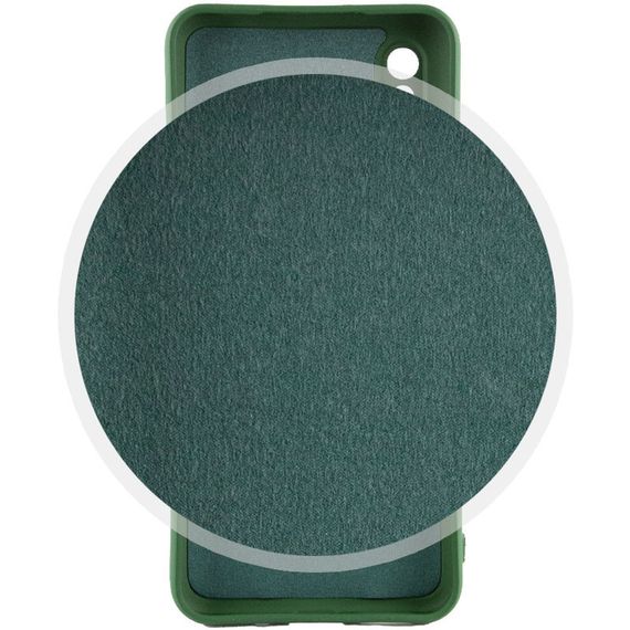Чехол Silicone Cover Lakshmi Full Camera (A) для Xiaomi Redmi 9A Full camera, Зеленый / Dark Green | Зображення 2