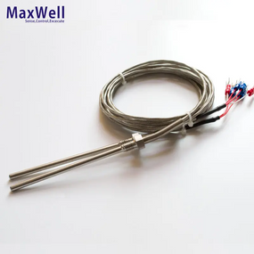 Термопара типа K с зондом - устойчивый к высоким температурам  датчик температуры / модель K2 М8 4мм 100мм 1м