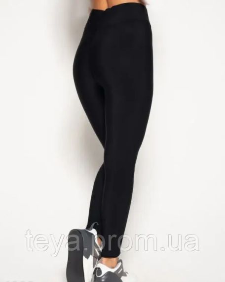 Леггинсы цвет черный размеры XL, M, XXL, 3XL, 4XL, L, 5XL, S FI_008841 | Зображення 2